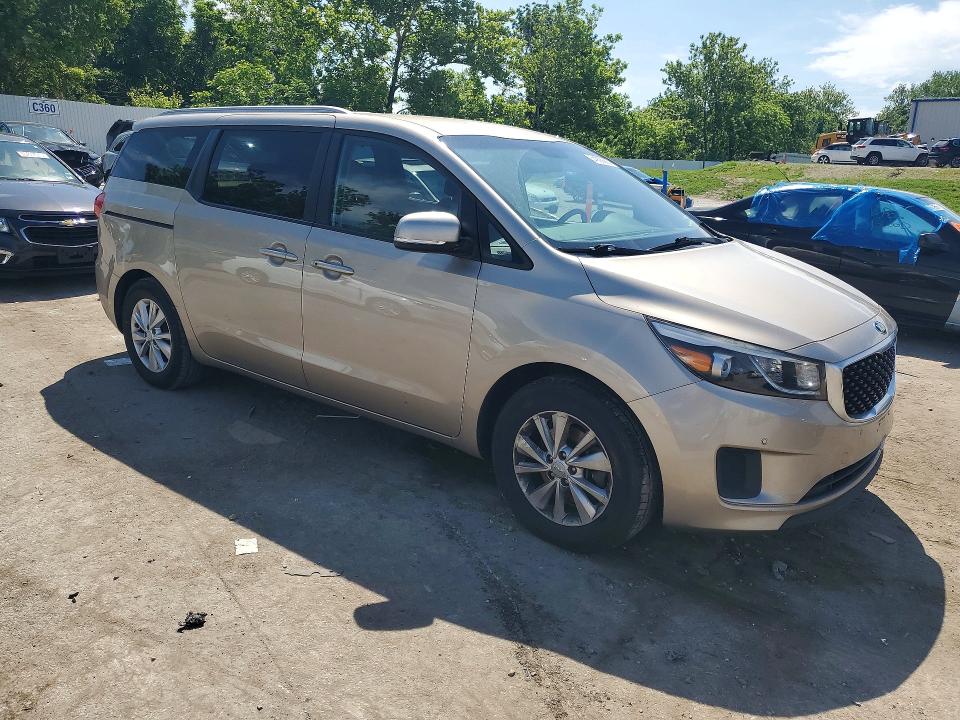 2017 Kia SEDONA VIN KNDMB5C12H6307210 COPART salvage auction — FRONT END, Mo - Salvage Certificate Of Title, sold $650 on 2026-07-10 (photo 4)