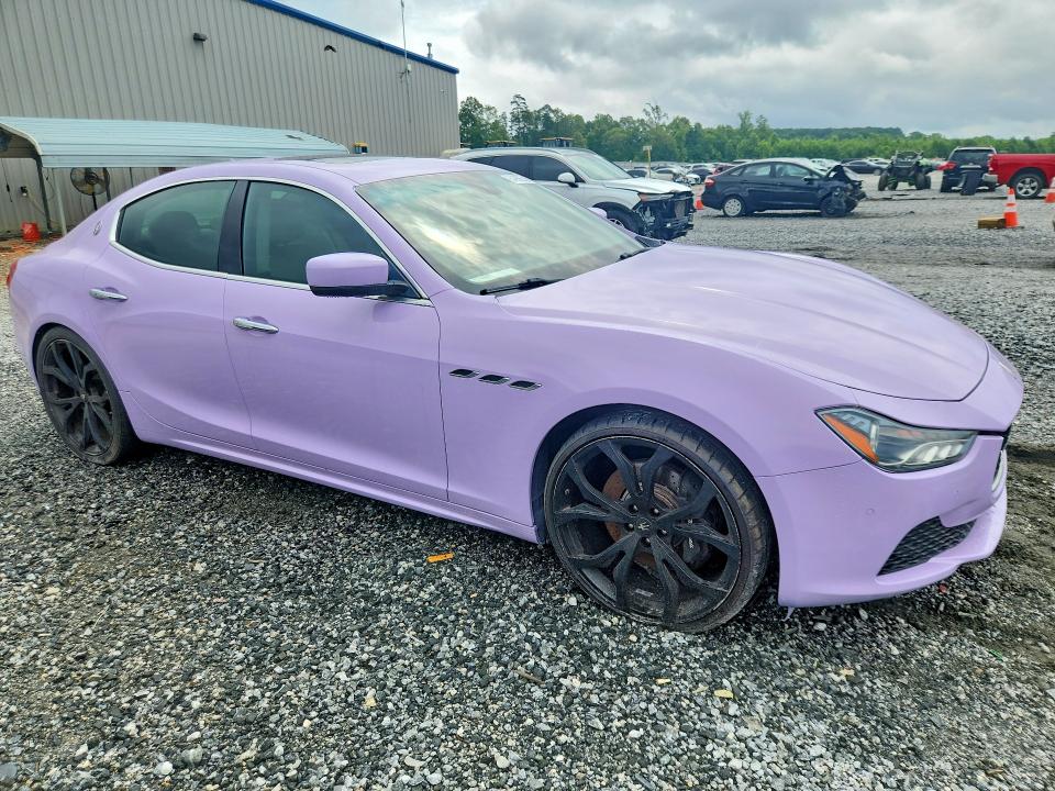 2014 Maserati Ghibli VIN ZAM57RTA3E1087772 COPART salvage auction — NORMAL WEAR, AZ - CERTIFICATE OF TITLE, sold $1,700 on 2026-07-22 (photo 4)