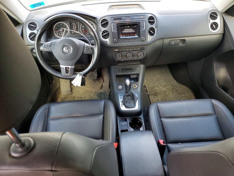 2016 Volkswagen Tiguan VIN WVGBV7AX5GW592805 COPART salvage auction — FRONT END, Wv - Salvage Certificate, sold $2,900 on 2026-07-27 (photo 8)
