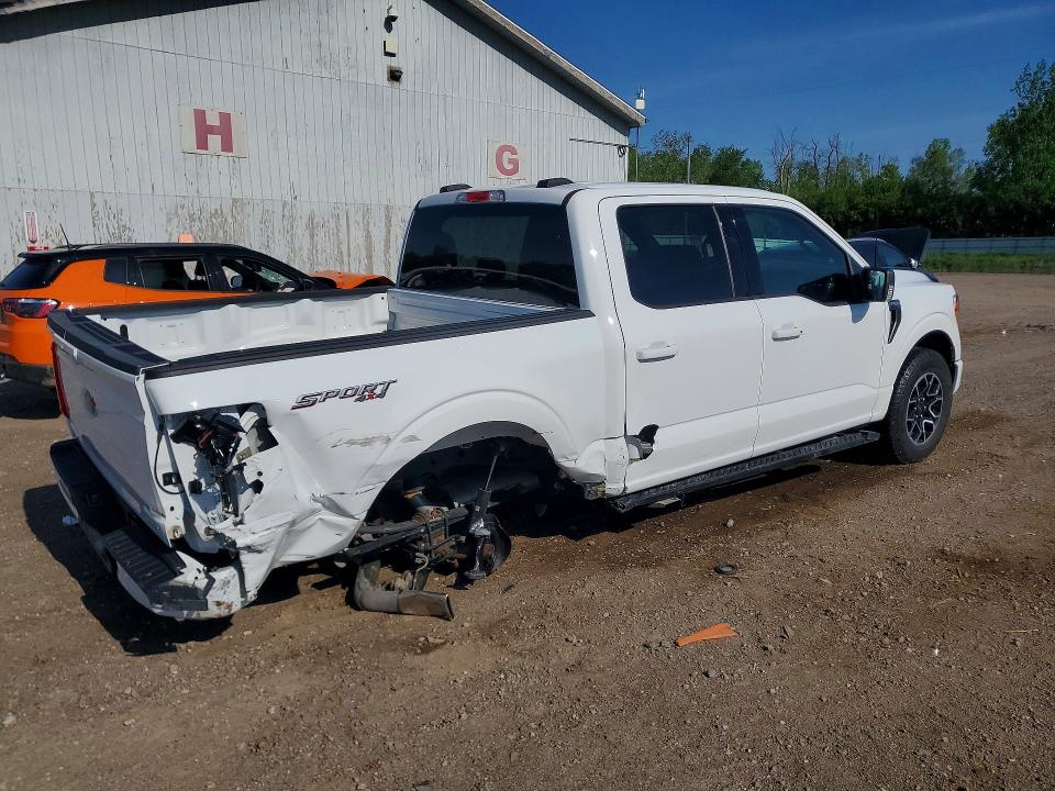 2023 Ford F-150 VIN 1FTFW1E85PKG20242 COPART salvage auction — REAR END, Mi - Certificate Of Title, sold $200 on 2026-07-29 (photo 3)