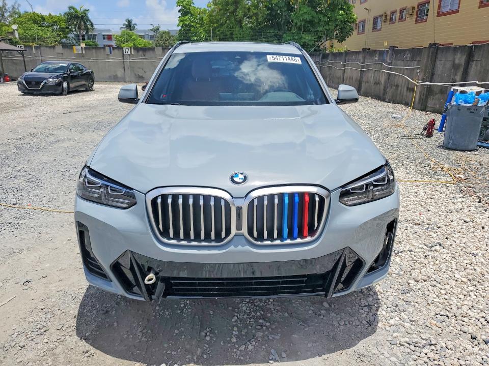 2023 BMW X3 VIN 5UX43DP0XP9N98219 COPART salvage auction — SIDE, Fl - Cert Of Title Slvg Rebuildable, sold $23,200 on 2026-07-07 (photo 5)