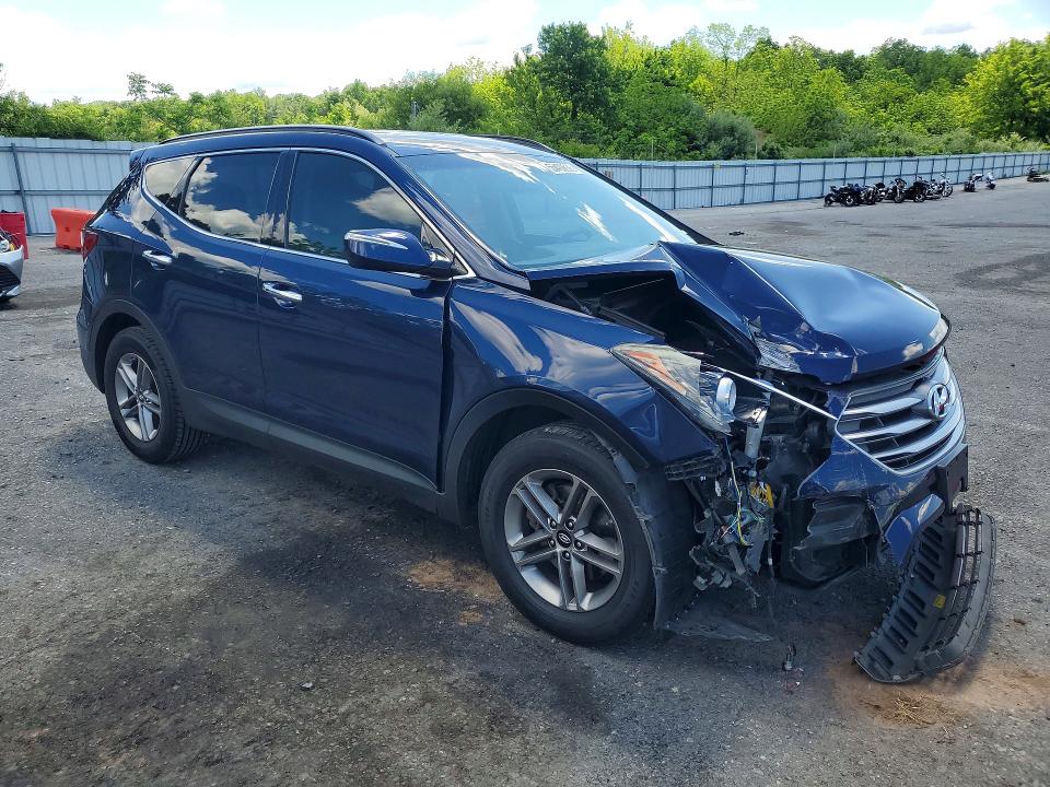 2017 Hyundai Santa fe VIN 5XYZUDLB7HG484609 COPART salvage auction — FRONT END, Pa - Certificate Of Salvage, sold $2,250 on 2026-07-28 (photo 4)