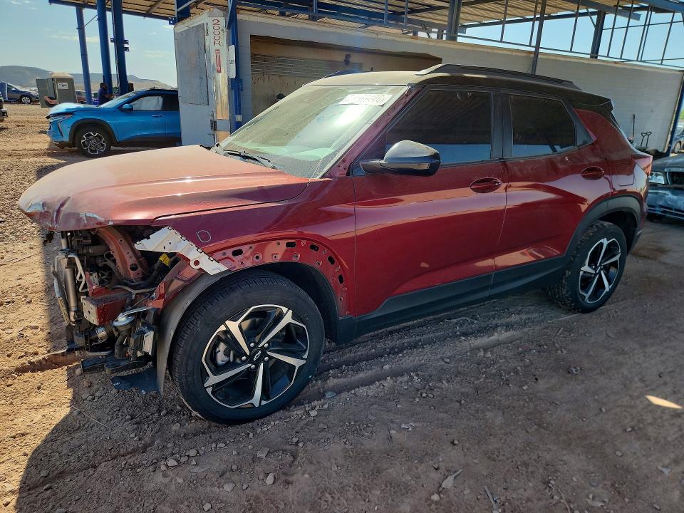 2022 Chevrolet Trailblazer VIN KL79MTSL3NB095022 COPART salvage auction — FRONT END, Az - Cert Of Title - Salvage, sold $4,250 on 2026-07-21 (photo 1)