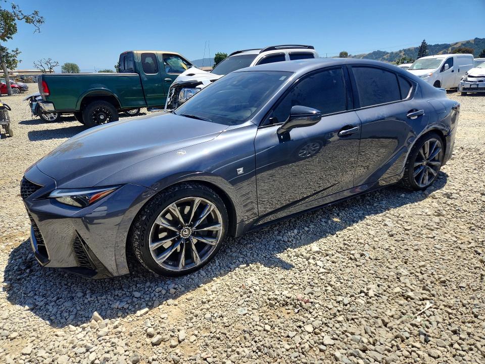 2022 Lexus Is VIN JTHGZ1B21N5055932 COPART salvage auction — SIDE, Ca - Salvage Certificate, sold $14,400 on 2026-07-07 (photo 1)