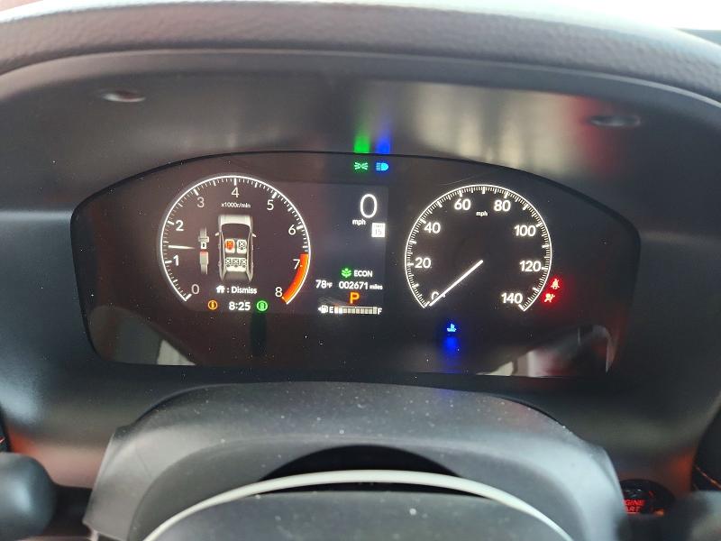 2026 Honda Hr-v VIN 3CZRZ1H54TM725986 COPART salvage auction — FRONT END, Fl - Cert Of Title Slvg Rebuildable, sold $8,400 on 2026-07-29 (photo 9)