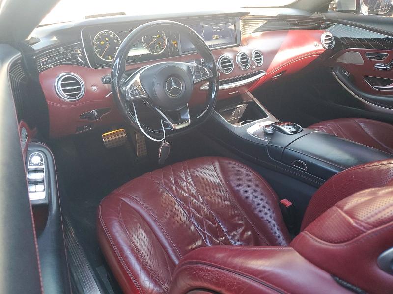 2016 Mercedes-benz S-klasse VIN WDDXJ8FBXGA014968 COPART salvage auction — REAR END, Ca - Salvage Certificate, sold $7,400 on 2026-07-27 (photo 8)