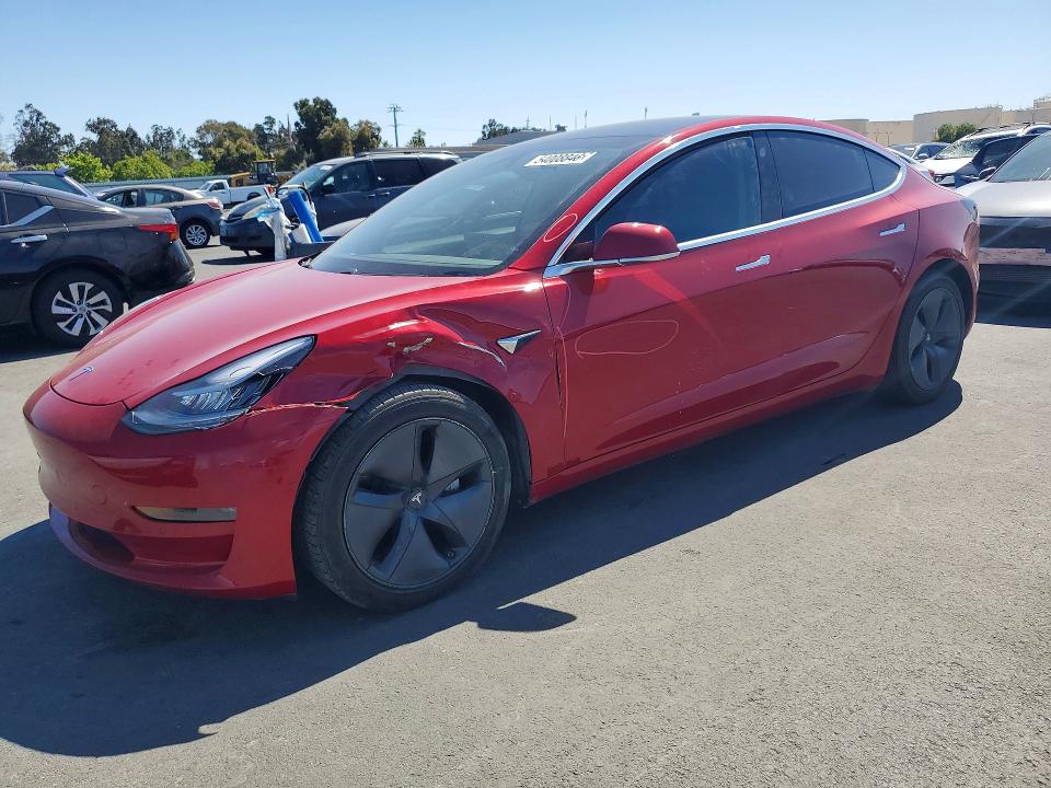 2019 Tesla Model 3 VIN 5YJ3E1EB8KF432869 COPART salvage auction — FRONT END, Ca - Salvage Certificate, sold $7,000 on 2026-07-15 (photo 1)