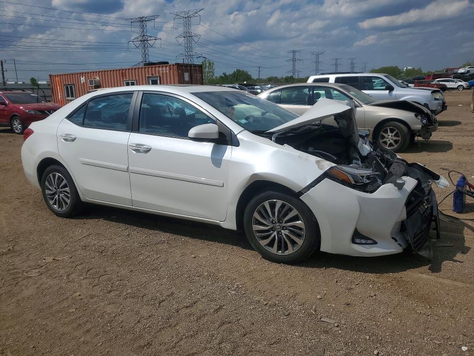 2017 Toyota Corolla VIN 5YFBURHE9HP650688 COPART salvage auction — FRONT END, IL - SALVAGE CERTIFICATE, sold $625 on 2026-07-28 (photo 4)