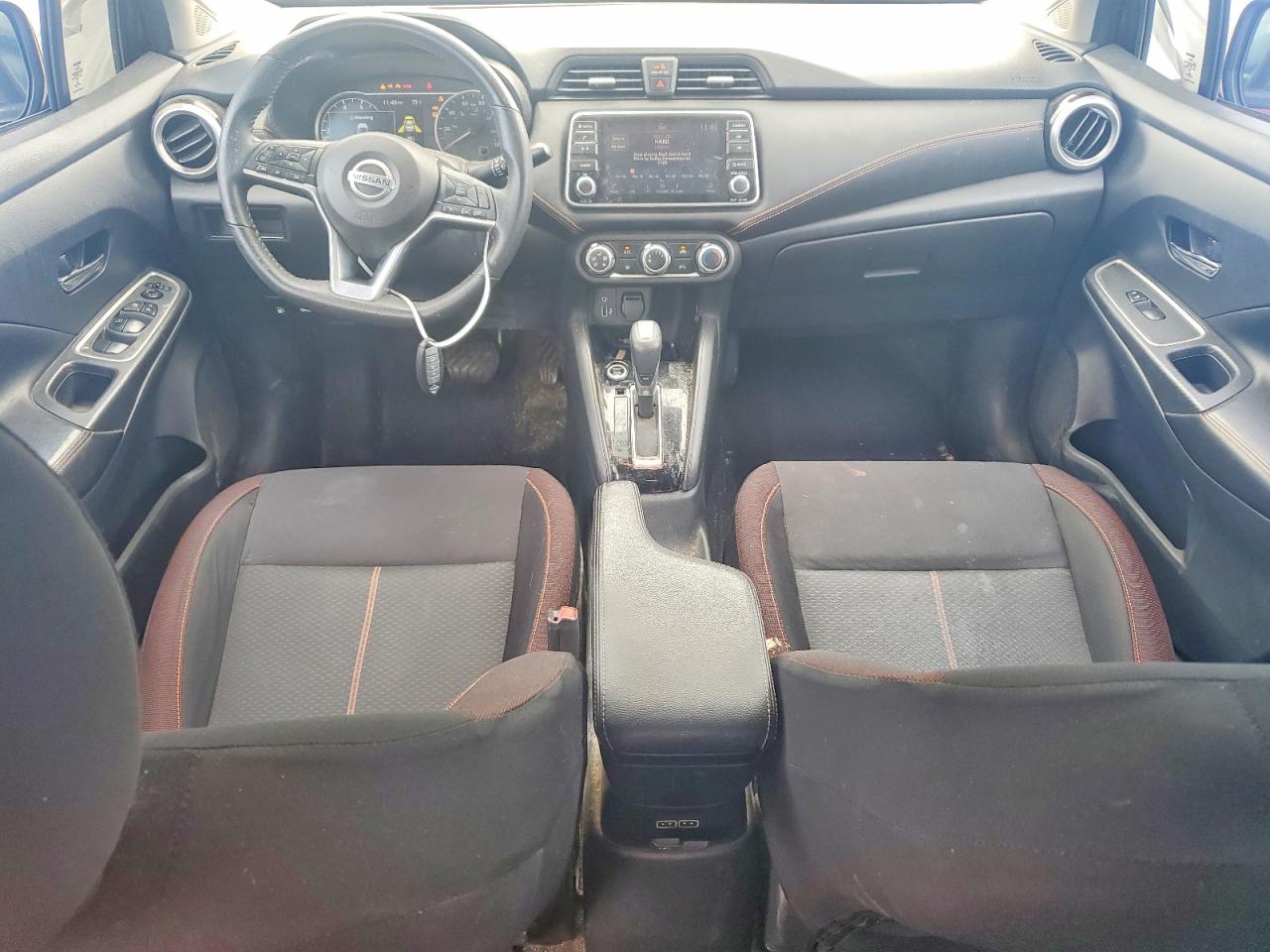 2021 Nissan Versa VIN 3N1CN8FV9ML918826 COPART salvage auction — Front End, TX - SALVAGE VEHICLE TITLE, sold $3,900 on 2026-07-09 (photo 8)