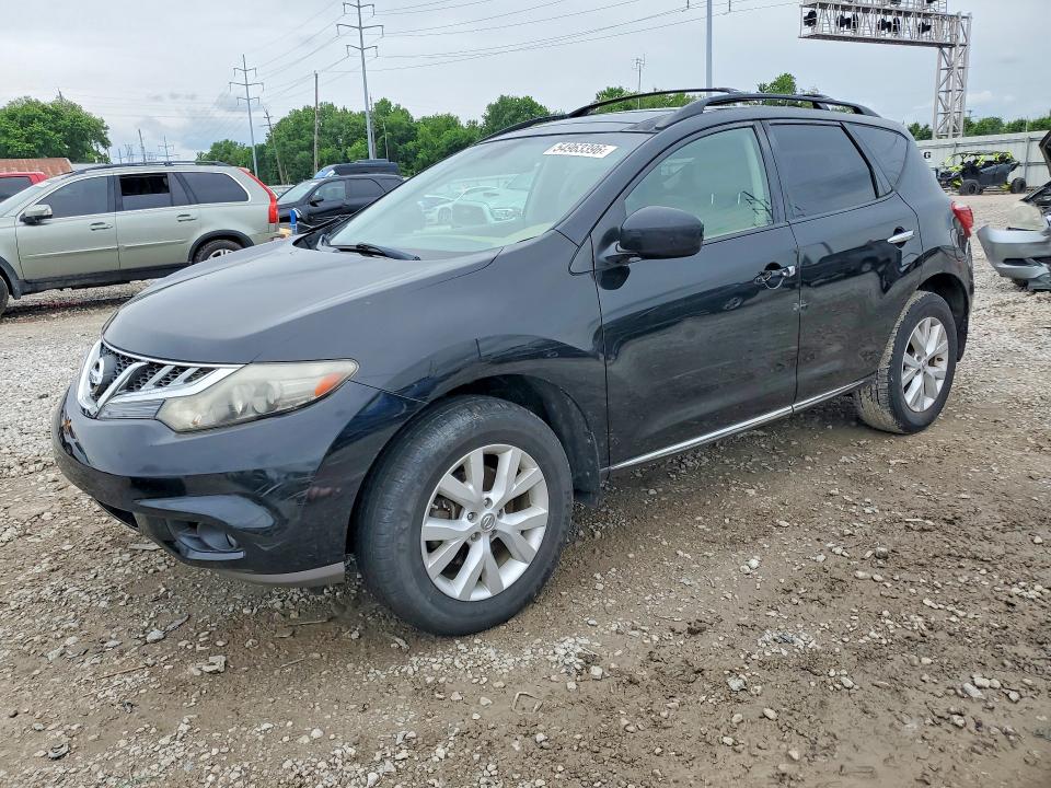 2011 Nissan Murano VIN JN8AZ1MW8BW159058 COPART salvage auction — FRONT END, Oh - Cert Of Title-Salvage, sold $925 on 2026-07-24 (photo 1)