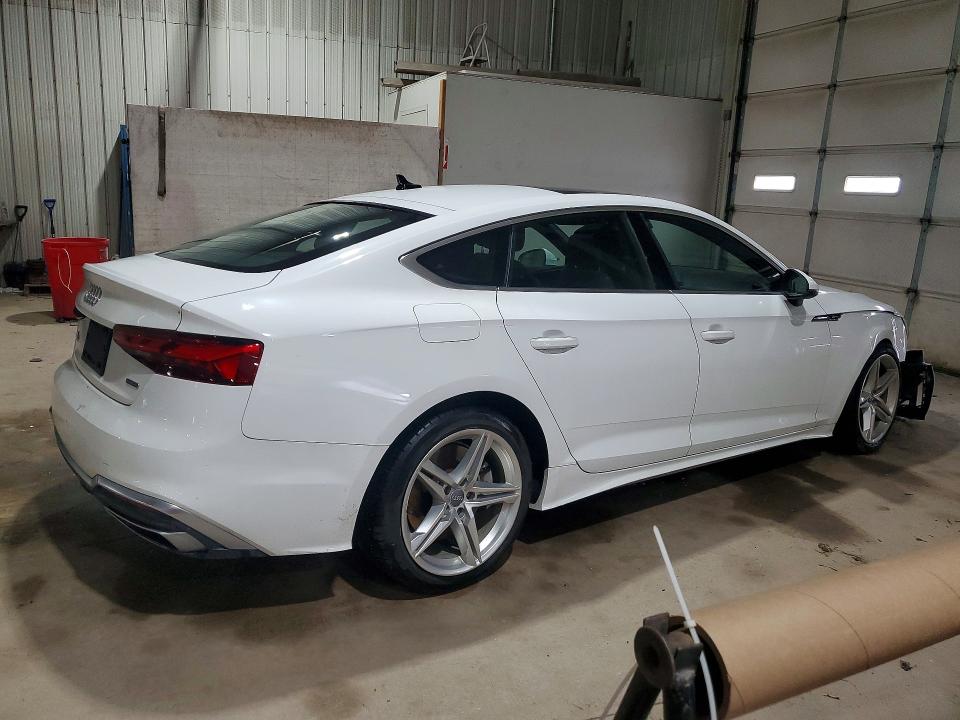 2021 Audi A5 VIN WAUDACF58MA015104 COPART salvage auction — FRONT END, Pa - Certificate Of Salvage, sold $9,500 on 2026-07-24 (photo 3)