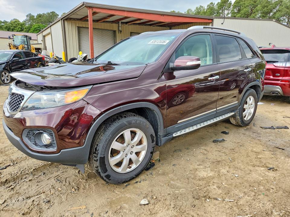 2011 Kia Sorento VIN 5XYKT3A13BG089875 COPART salvage auction — FRONT END, DE - SALVAGE CERTIFICATE, sold $975 on 2026-07-28 (photo 1)
