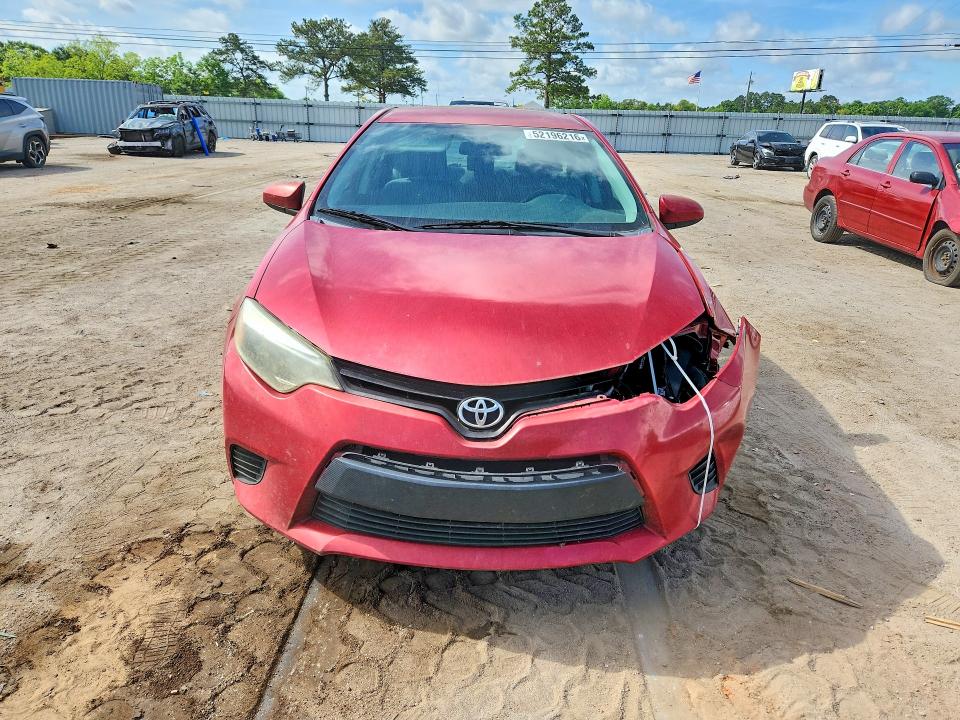 2014 Toyota Corolla VIN 2T1BURHE0EC221886 COPART salvage auction — FRONT END, Al - Cert Of Title-Salvage Title, sold $1,500 on 2026-07-02 (photo 5)