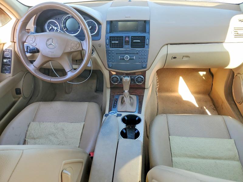 2008 Mercedes-benz C class VIN WDDGF81X08F138319 COPART salvage auction — REAR END, Co - Public - Salvage Title, sold $725 on 2026-07-07 (photo 8)