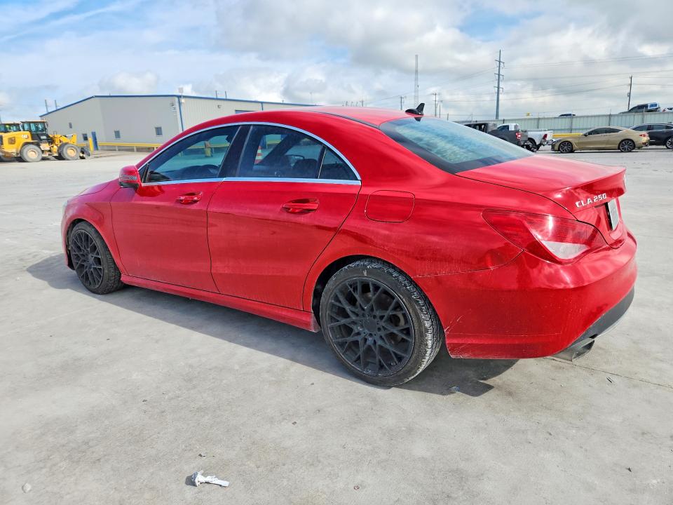 2016 Mercedes-benz Cla-klasse VIN WDDSJ4EB9GN362693 COPART salvage auction — FRONT END, Tx - Certificate Of Title, sold $1,250 on 2026-08-11 (photo 2)