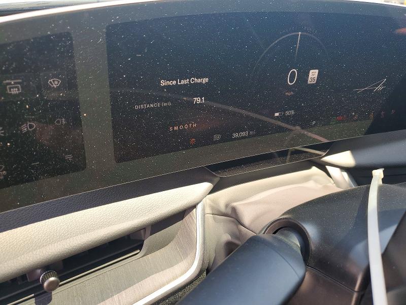 2023 Lucid Air VIN 50EA1TEA3PA002944 COPART salvage auction — FRONT END, CA - SALVAGE CERTIFICATE, sold $13,800 on 2026-07-13 (photo 9)