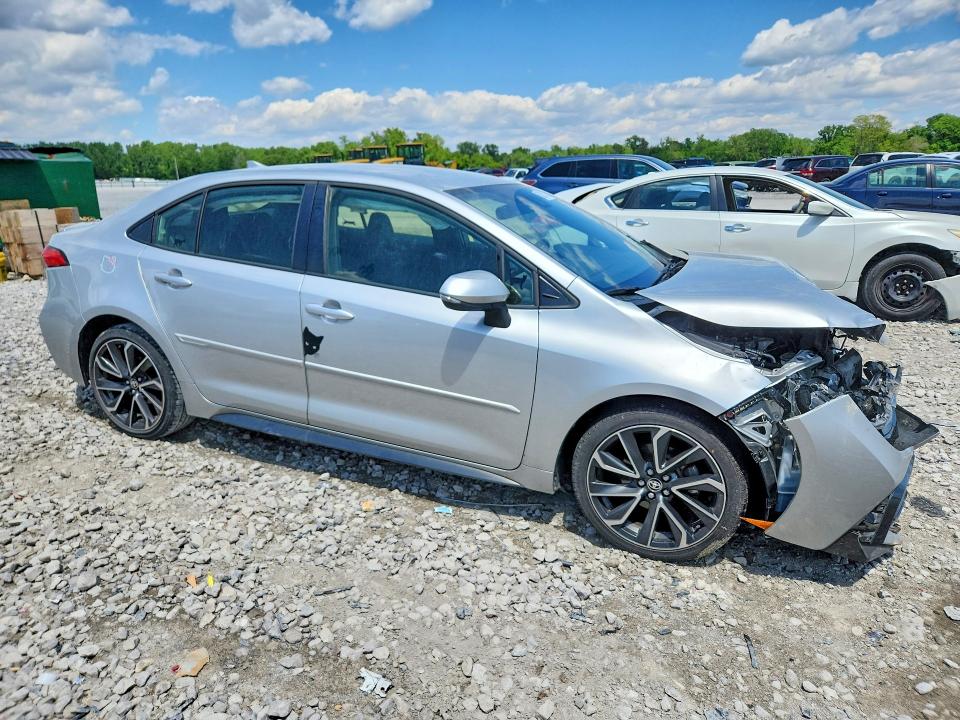 2022 Toyota Corolla VIN JTDS4MCEXN3510230 COPART salvage auction — FRONT END, Il - Salvage Certificate, sold $3,250 on 2026-07-08 (photo 4)