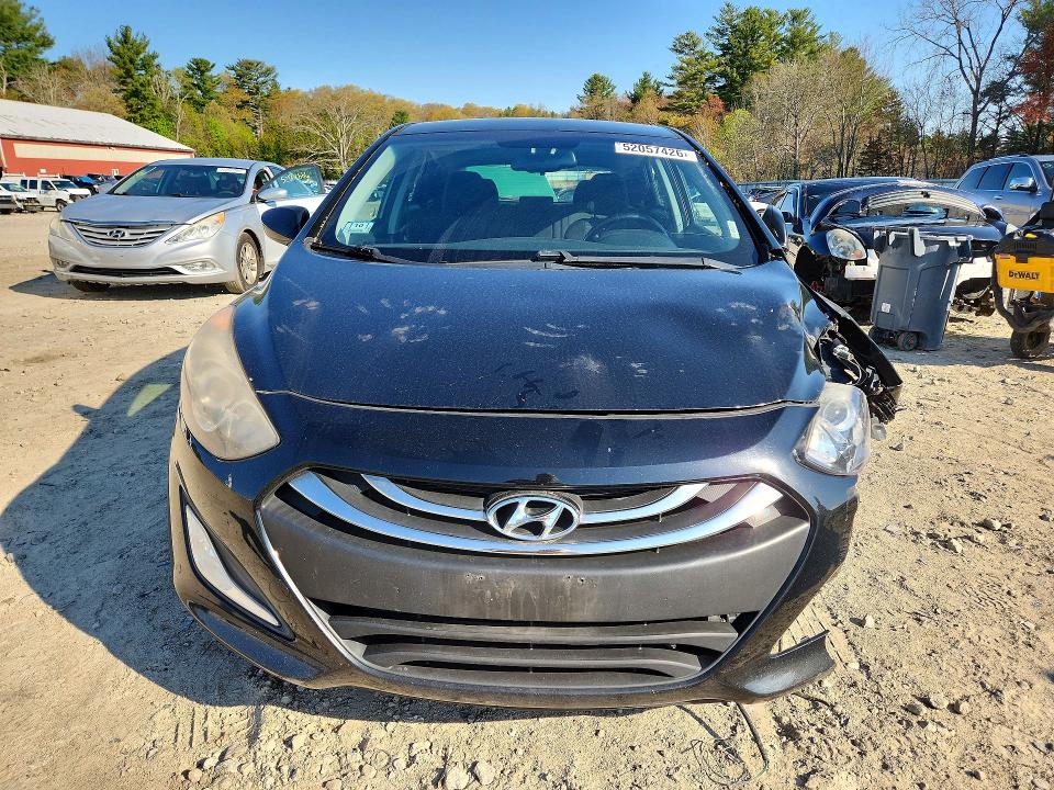 2013 Hyundai Elantra VIN KMHD35LE6DU130632 COPART salvage auction — FRONT END, Ma - Cert Of Title-Reconstrctd Coll, sold $800 on 2026-07-02 (photo 5)