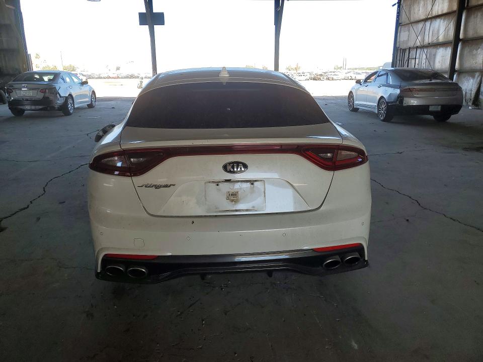 2019 Kia Stinger VIN KNAE15LA9K6049327 COPART salvage auction — REAR END, Tx - Salvage Vehicle Title, sold $2,500 on 2026-07-22 (photo 6)