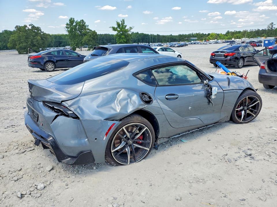 2021 Toyota Supra VIN WZ1DB0C04MW044689 COPART salvage auction — FRONT END, Ga - Cert Of Title-Salvage, sold $12,000 on 2026-07-08 (photo 3)