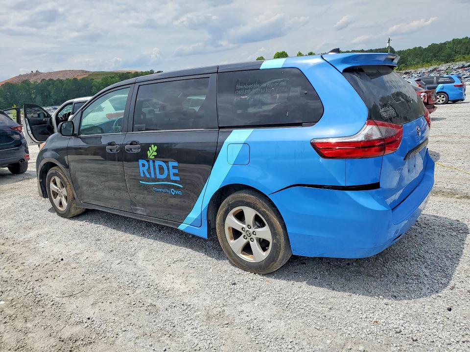 2020 Toyota Sienna VIN 5TDZZ3DCXLS088110 COPART salvage auction — FRONT END, Nc - Certificate Of Title, sold $5,400 on 2026-07-27 (photo 2)