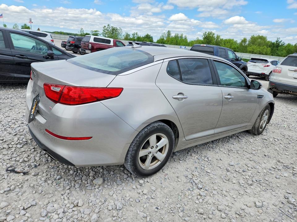 2015 Kia Optima VIN KNAGM4A78F5576000 COPART salvage auction — FRONT END, Mi - Cert Of Title-Salvage Vehicle, sold $525 on 2026-07-30 (photo 3)