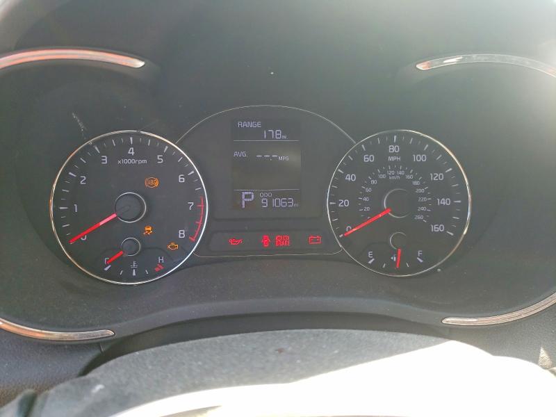 2016 Kia VIN KNAFK5A88G5635967 COPART salvage auction — REAR END, Ct - Cert Of Title-Salvage, sold $450 on 2026-07-28 (photo 9)
