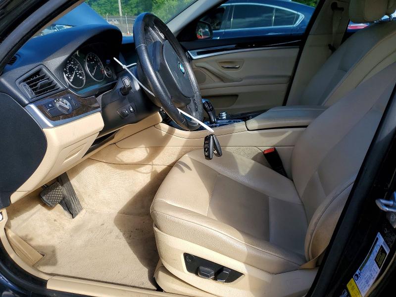 2012 BMW 5er VIN WBAFU7C53CDU59631 COPART salvage auction — FRONT END, Md - Cert Of Salvage > 75% Damage, sold $2,100 on 2026-07-09 (photo 7)