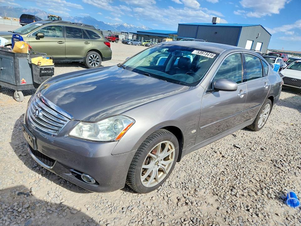 2008 Infiniti M35 VIN JNKAY01F08M650627 COPART salvage auction — ENGINE BURN, Ut - Salvage Certificate, sold $325 on 2026-07-28 (photo 1)