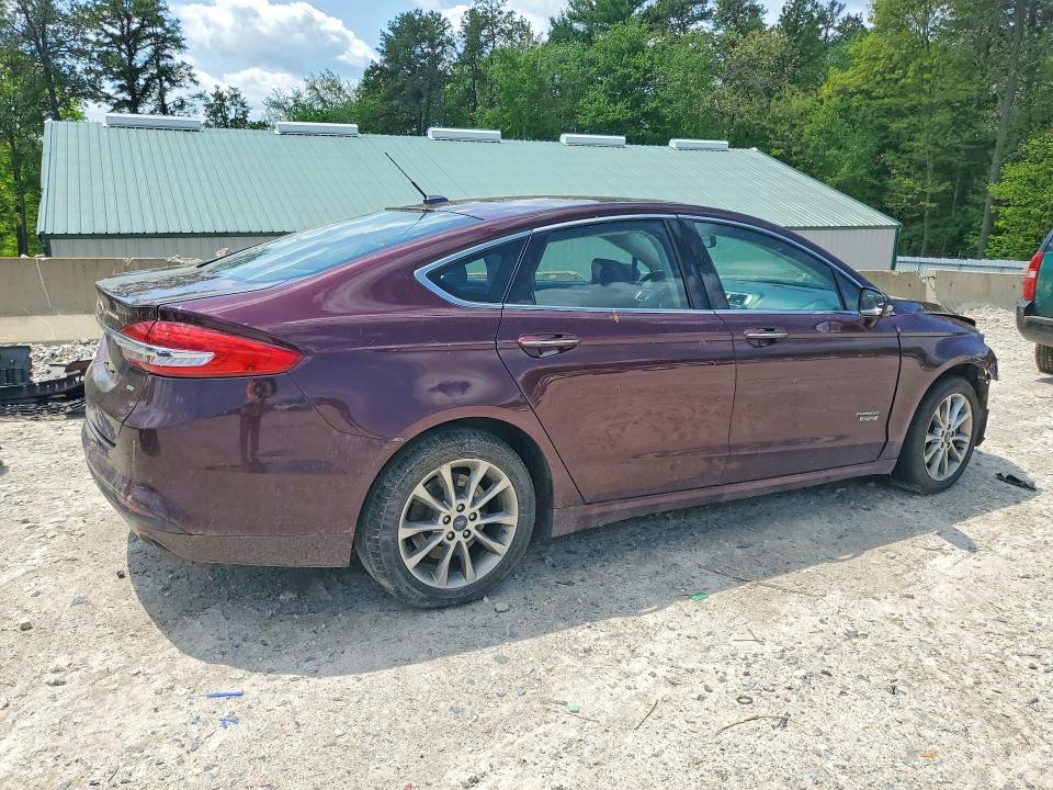 2017 Ford Fusion VIN 3FA6P0PU3HR371508 COPART salvage auction — FRONT END, Ma - Cert Of Title-Salvage, sold $1,200 on 2026-07-03 (photo 3)