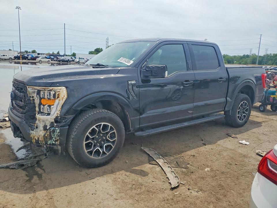 2022 Ford F-150 lightning VIN 1FTEW1EP8NFB98752 — COPART salvage auction photo