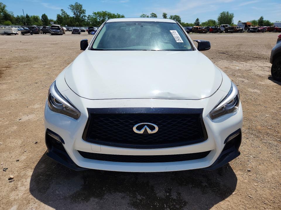2018 Infiniti Q50 VIN JN1EV7AR7JM610228 COPART salvage auction — SIDE, IL - SALVAGE CERTIFICATE, sold $4,650 on 2026-07-09 (photo 5)