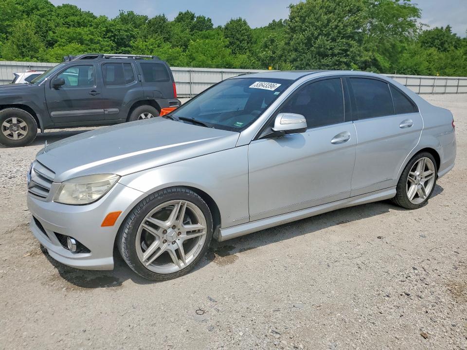 2008 Mercedes-benz C class VIN WDDGF54X08R038472 COPART salvage auction — FRONT END, Ar - Cert Of Title-Salvage, sold $650 on 2026-07-08 (photo 1)