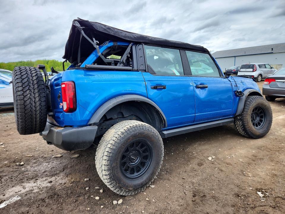 2023 Ford Bronco VIN 1FMDE5BH4PLB05292 COPART salvage auction — ROLLOVER, Az - Cert Of Title - Salvage, sold $6,600 on 2026-07-02 (photo 3)