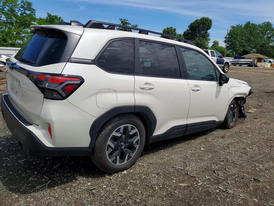 2025 Subaru Forester VIN JF2SLDBC6SH495485 COPART salvage auction — UNDERCARRIAGE, Nj - Cert Of Title-Salvage, sold $9,000 on 2026-07-29 (photo 3)