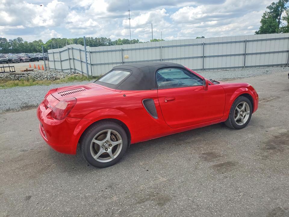 2002 Toyota Mr2 VIN JTDFR320720050248 COPART salvage auction — SIDE, NC - SALVAGE CERTIFICATE OF TITLE, sold $1,650 on 2026-07-28 (photo 3)