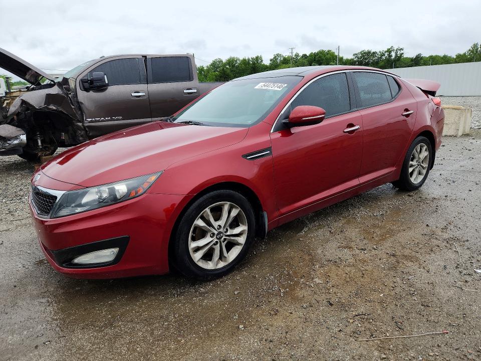 2011 Kia Optima VIN KNAGN4A78B5110171 COPART salvage auction — REAR END, Ky - Cert Of Title-Salvage, sold $500 on 2026-07-20 (photo 1)