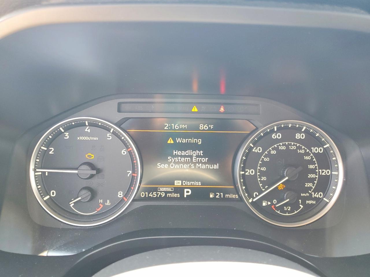 2025 Mitsubishi Outlander VIN JA4J3UA86SZ055472 COPART salvage auction — Front End, TX - SALVAGE VEHICLE TITLE, sold $9,300 on 2026-07-09 (photo 9)