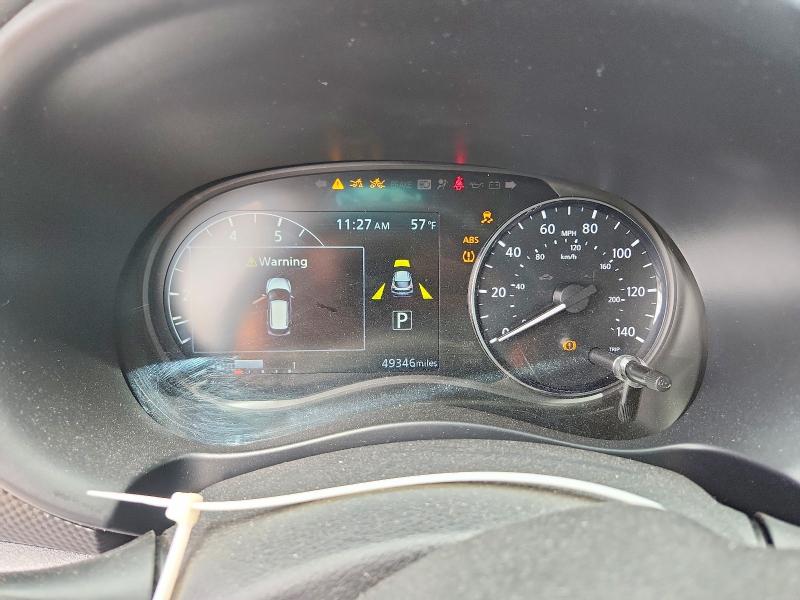 2022 Nissan Kicks VIN 3N1CP5CV4NL527727 COPART salvage auction — FRONT END, Nm - Cert Of Title-Salvage, sold $225 on 2026-07-02 (photo 9)