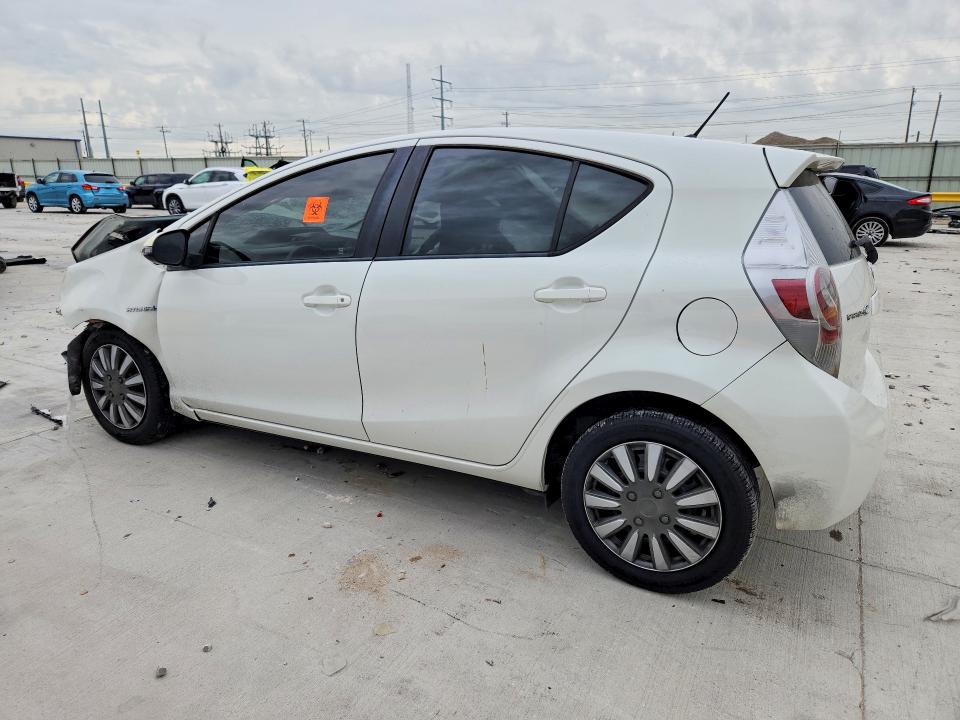 2013 Toyota Prius VIN JTDKDTB36D1543911 COPART salvage auction — FRONT END, Tx - Salvage Vehicle Title, sold $425 on 2026-07-10 (photo 2)