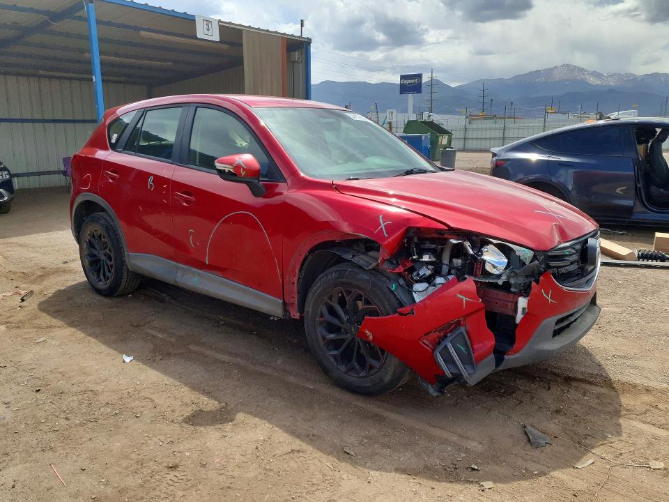 2016 Mazda Cx-5 VIN JM3KE4BYXG0840874 COPART salvage auction — FRONT END, Co - Salvage Title, sold $3,300 on 2026-07-09 (photo 4)