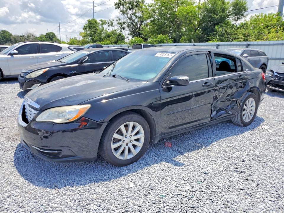 2013 Chrysler 200 VIN 1C3CCBBB8DN713823 COPART salvage auction — SIDE, Fl - Cert Of Ttl-Rebuilt&Slvg Rbld, sold $200 on 2026-07-10 (photo 1)