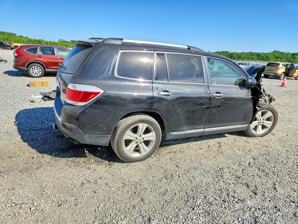 2013 Toyota Highlander VIN 5TDDK3EH8DS227435 COPART salvage auction — FRONT END, Sc - Cert Of Title-Salvage, sold $1,750 on 2026-07-20 (photo 3)