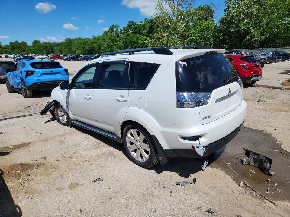 2012 Mitsubishi Outlander VIN JA4JT3AW9CU026930 COPART salvage auction — FRONT END, Pa - Certificate Of Salvage, sold $90 on 2026-07-23 (photo 2)