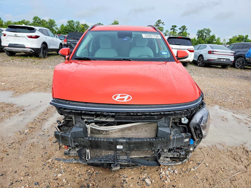 2024 Hyundai Kona VIN KM8HC3AB7RU061164 COPART salvage auction — FRONT END, Tx - Salvage Vehicle Title, sold $150 on 2026-07-24 (photo 5)