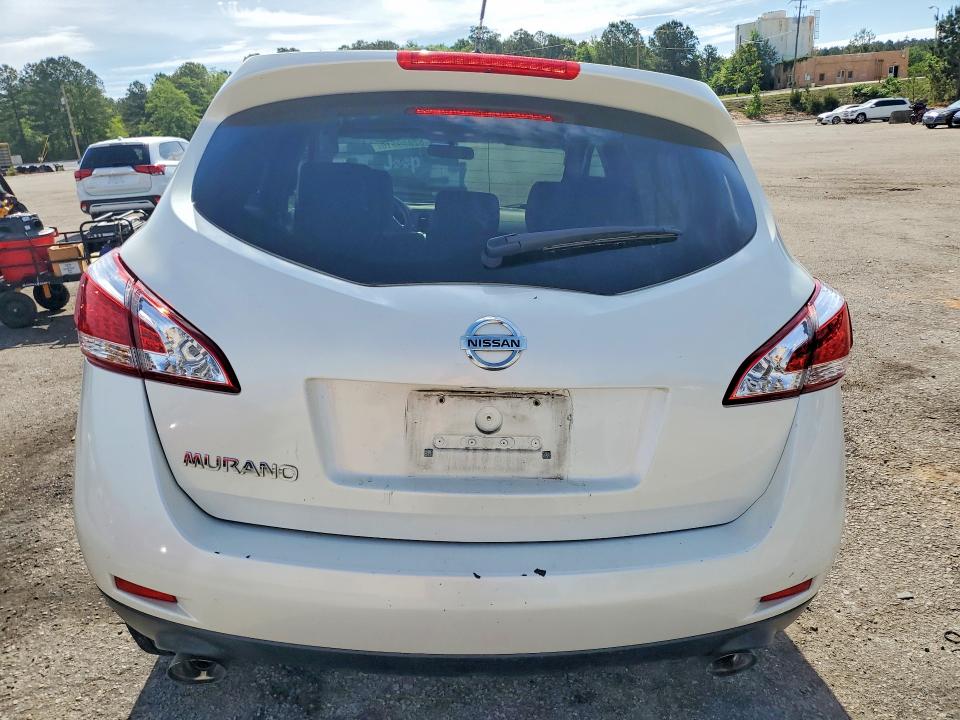 2012 Nissan Murano VIN JN8AZ1MU9CW122018 COPART salvage auction — FRONT END, SC - CERT OF TITLE-SALVAGE, sold $300 on 2026-07-17 (photo 6)