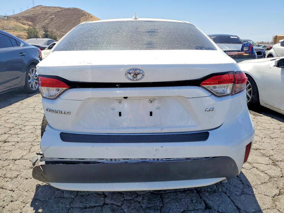 2021 Toyota Corolla VIN 5YFEPMAEXMP147506 COPART salvage auction — REAR END, Ca - Salvage Certificate, sold $4,300 on 2026-07-02 (photo 6)