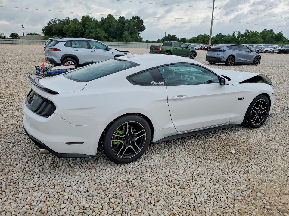 2020 Ford Mustang VIN 1FA6P8CF7L5183463 COPART salvage auction — FRONT END, TX - SALVAGE VEHICLE TITLE (P), sold $13,500 on 2026-07-09 (photo 3)