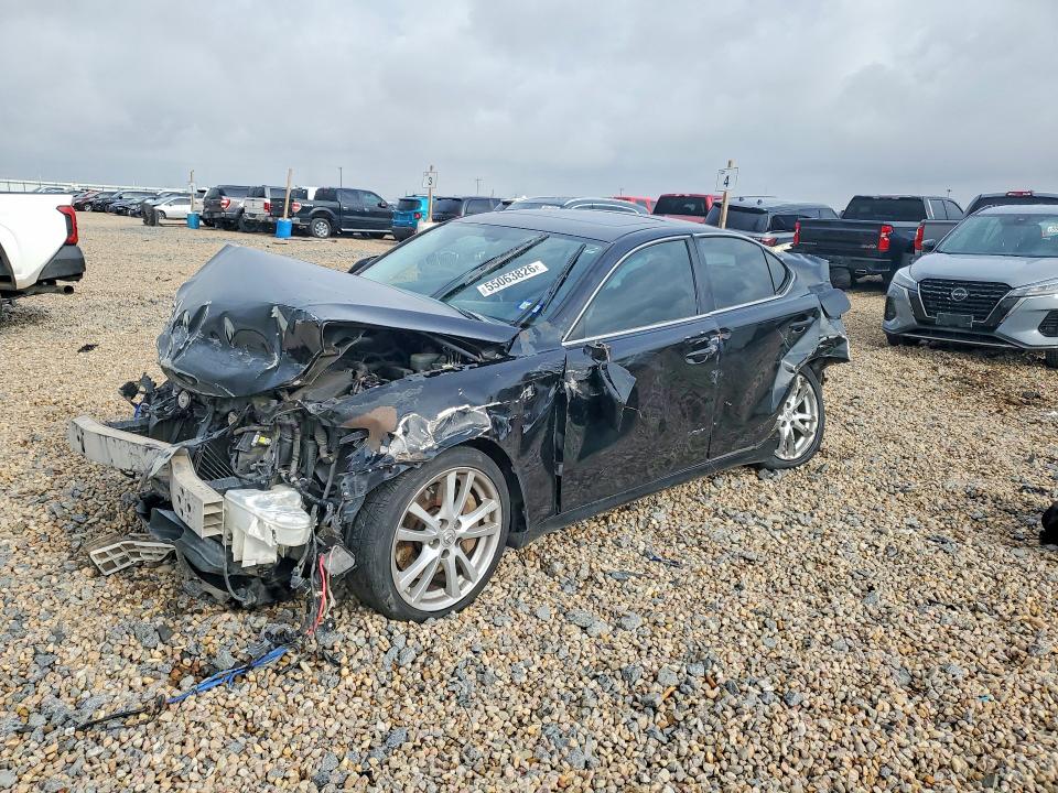 2006 Lexus Is 350 VIN JTHBE262662006251 COPART salvage auction — FRONT END, TX - SALVAGE VEHICLE TITLE, sold $375 on 2026-07-14 (photo 1)