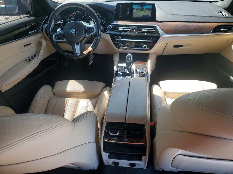 2018 BMW 5er VIN WBAJA7C59JWA71181 COPART salvage auction — MINOR DENT/SCRATCHES, Md - Cert Of Salvage > 75% Damage, sold $3,700 on 2026-07-23 (photo 8)